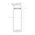 Squeeze Plástico 850ml