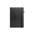 Caderno em PU à base de água com agenda integrada e página pautadas