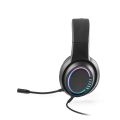 Fones de ouvido para jogos com microfone de alta qualidade incorporado com luzes RGB