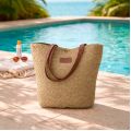 Bolsa Palha Trançada