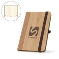Caderno de Bolso de Capa dura em Folha de Bambu e Cortiça Orwell Pocket