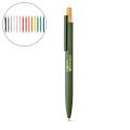 ANTON. Esferográfica com corpo em alumínio 100% reciclado com ponteira em bambu
