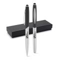 Kit Caneta de Metal Esferográfica e Roller Doublette