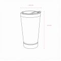 Copo Inox 500ml com Abridor