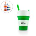 Copo Retrátil 355ml com Canudo