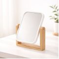 Espelho de Mesa Retangular Bambu
