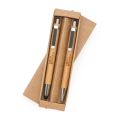Kit Ecológico Caneta e Lapiseira Bambu