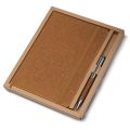 Kit Escritório A5 Capa em Couro Reciclado e Caneta Metálica