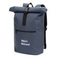 Mochila "Roll Top" em PU com Bolso para Notebook (16")