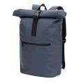 Mochila "Roll Top" em PU com Bolso para Notebook (16")