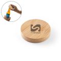 Porta copos em bambu com descapsulador