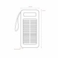 Power Bank Solar 10.000mAh com Lanterna e Multissaídas
