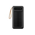 Power Bank Solar 10.000mAh com Lanterna e Multissaídas